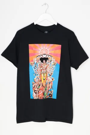 Daisy Street Relaxed T-Shirt with Jimi Hendrix Axis Bold as Love Print