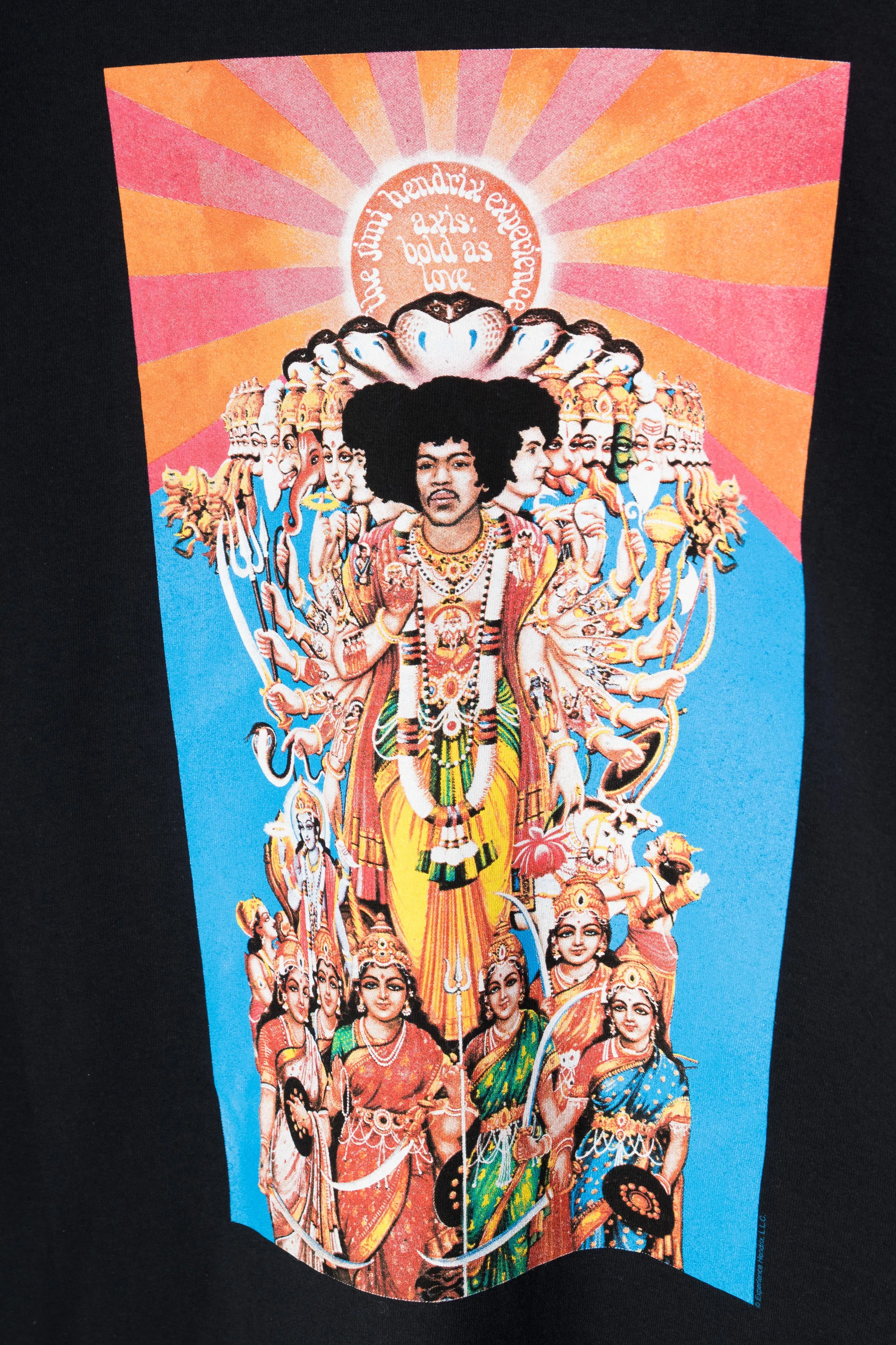 Daisy Street Relaxed T-Shirt with Jimi Hendrix Axis Bold as Love Print