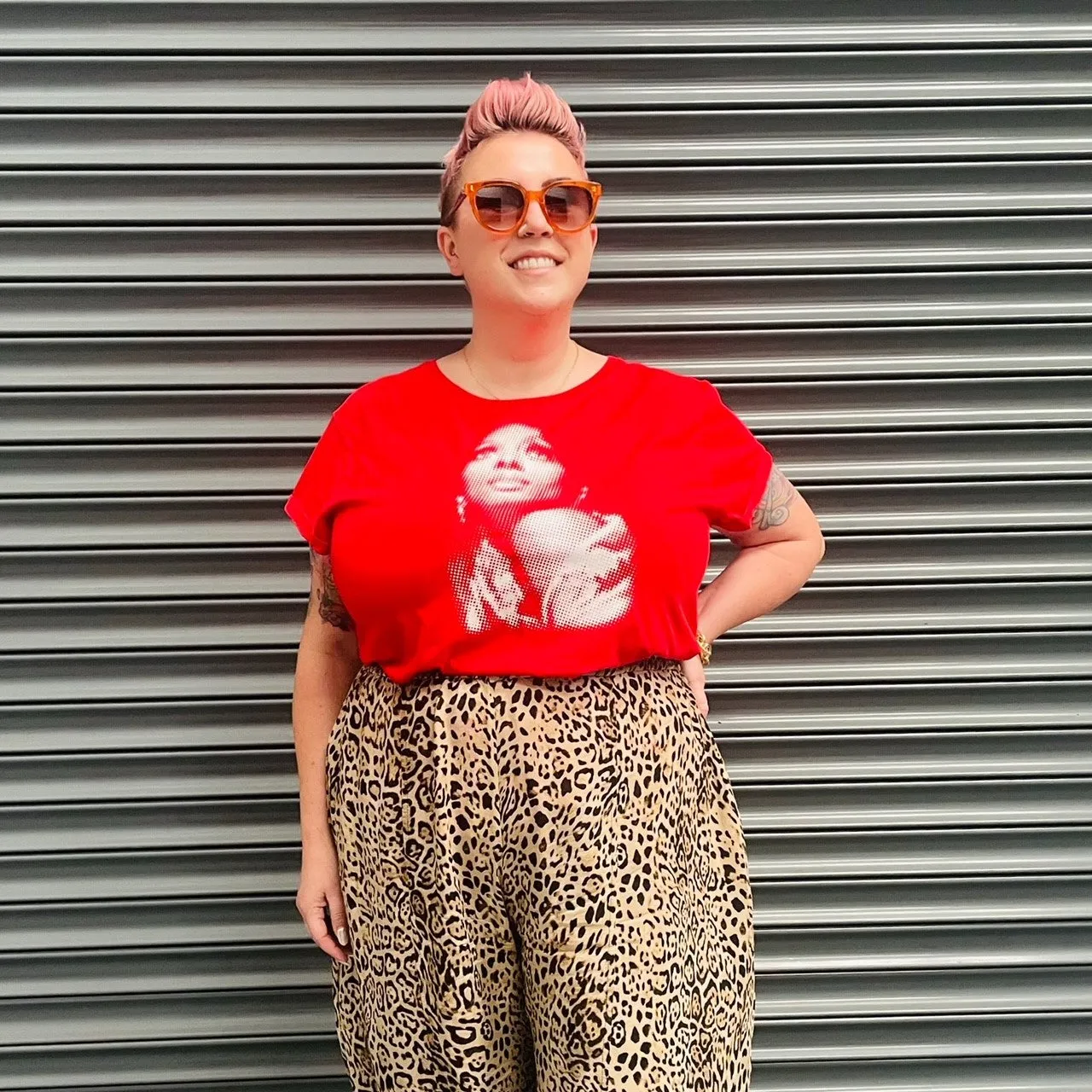 Diana Dots T-shirt Red & White
