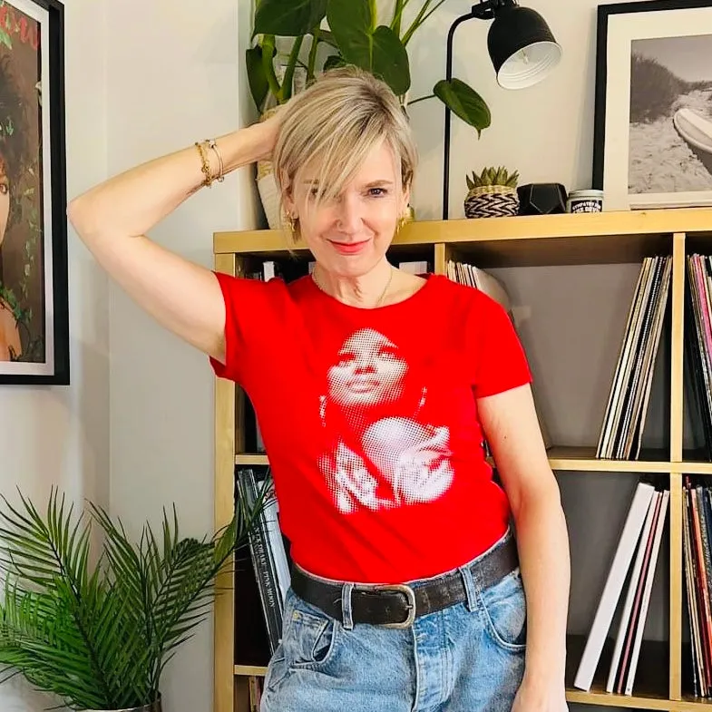 Diana Dots T-shirt Red & White