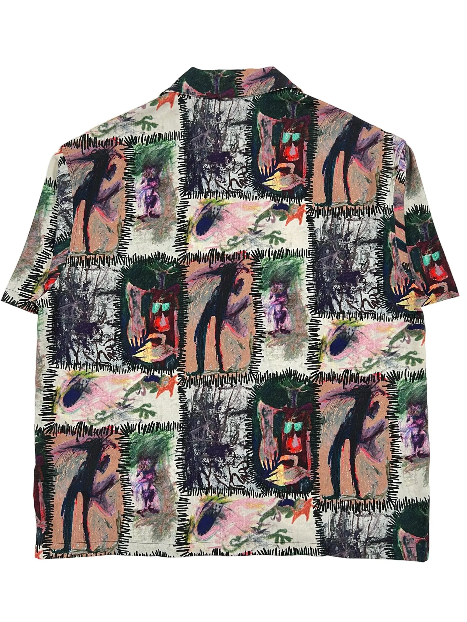 Domrebel Gathering Camp Collar Shirt Brw