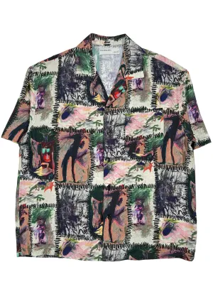Domrebel Gathering Camp Collar Shirt Brw