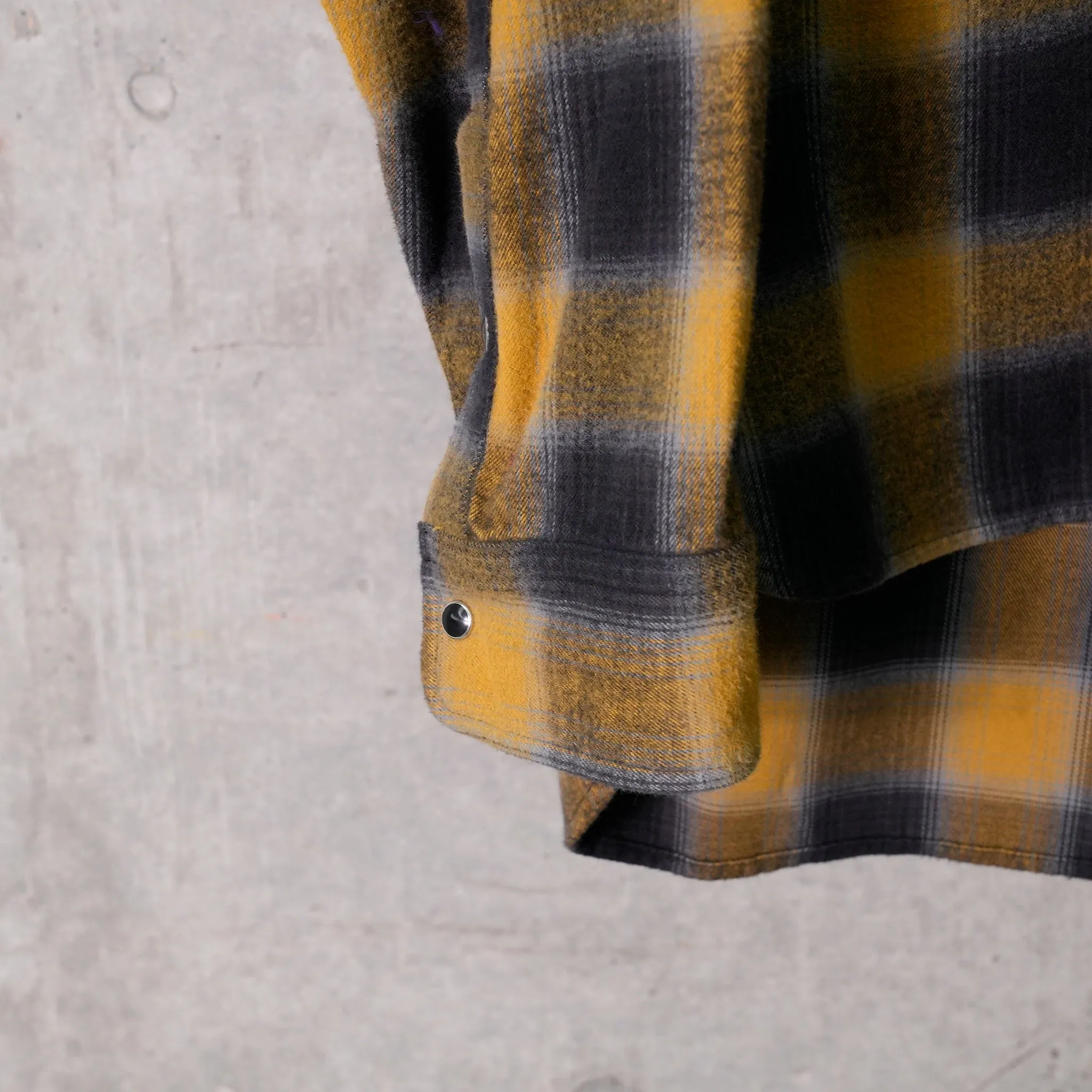 DOUBLE LAYERED SHIIRT / YELLOW