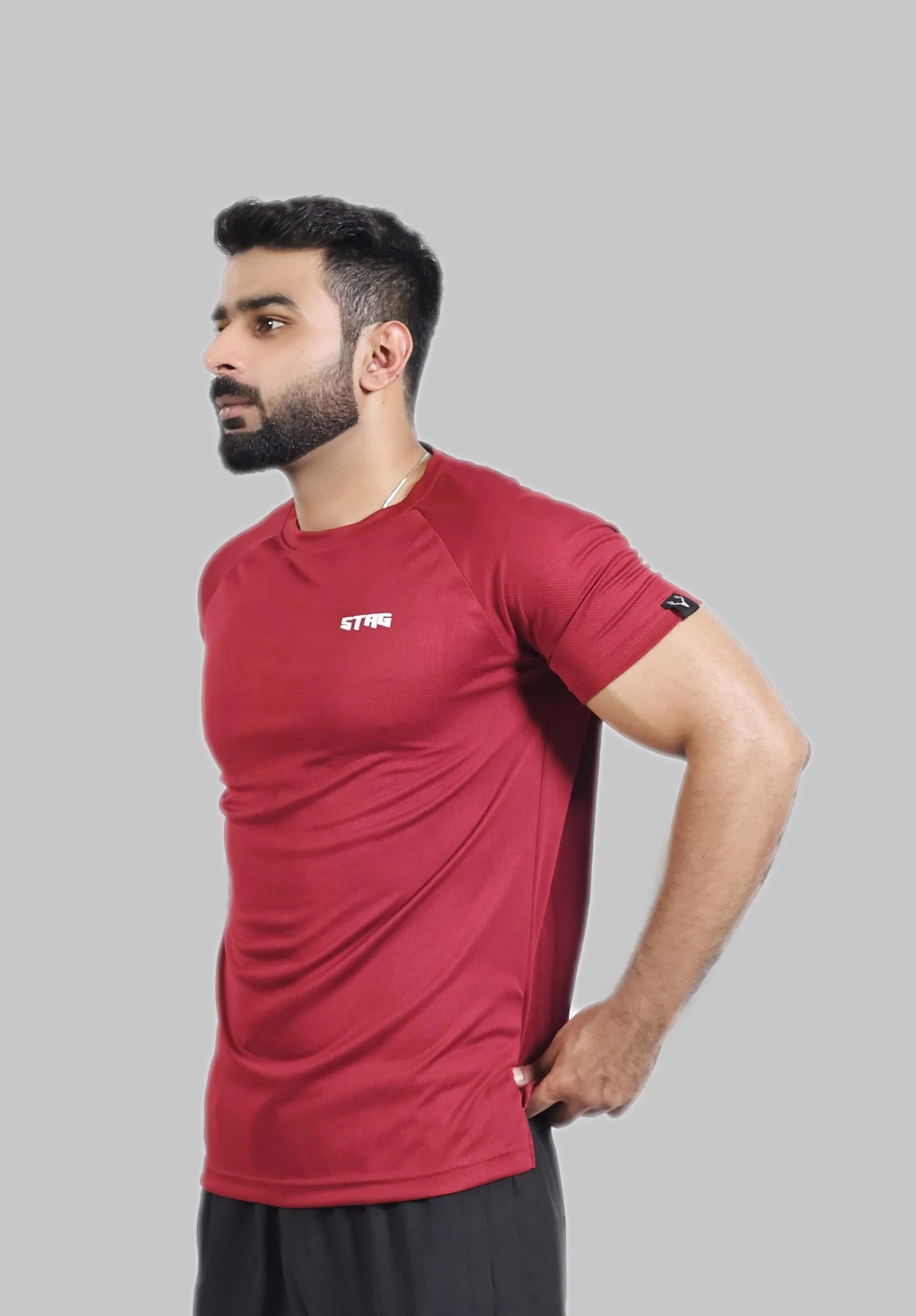 Dri-Fit Apex Raglan Tee 1.1 (PLUM)