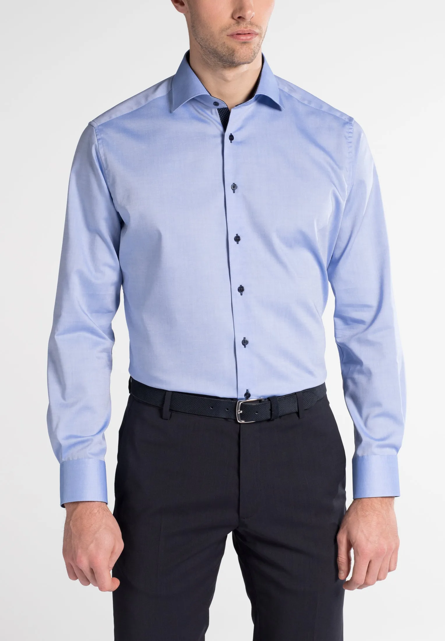 Eterna Modern Fit Shirt Blue 8100/12