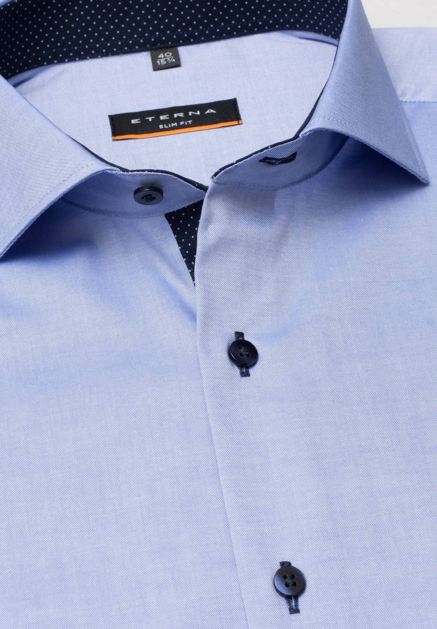 Eterna Slim Fit Shirt Blue 8100/12