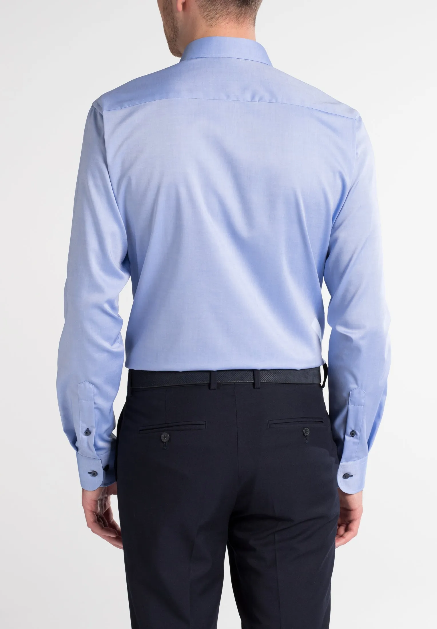 Eterna Slim Fit Shirt Blue 8100/12