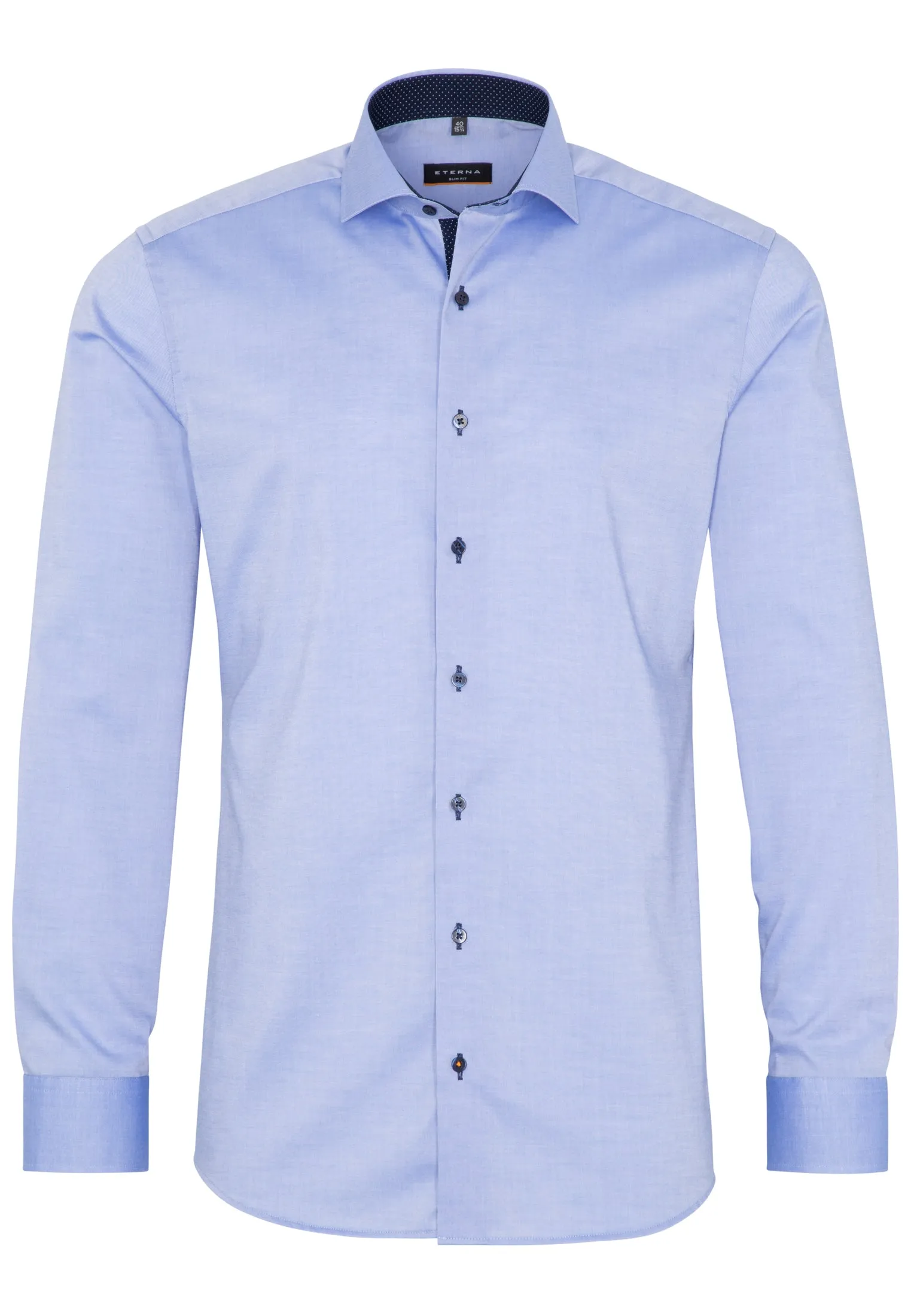 Eterna Slim Fit Shirt Blue 8100/12