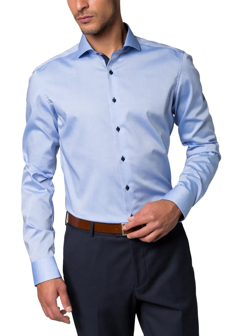 Eterna Slim Fit Shirt Blue 8100/12