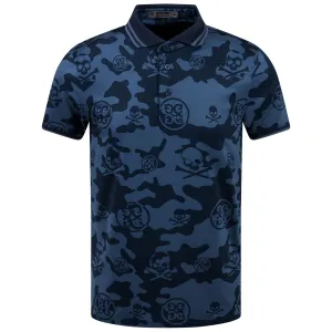 Exploded Icon Camo Polo Twilight - SS23