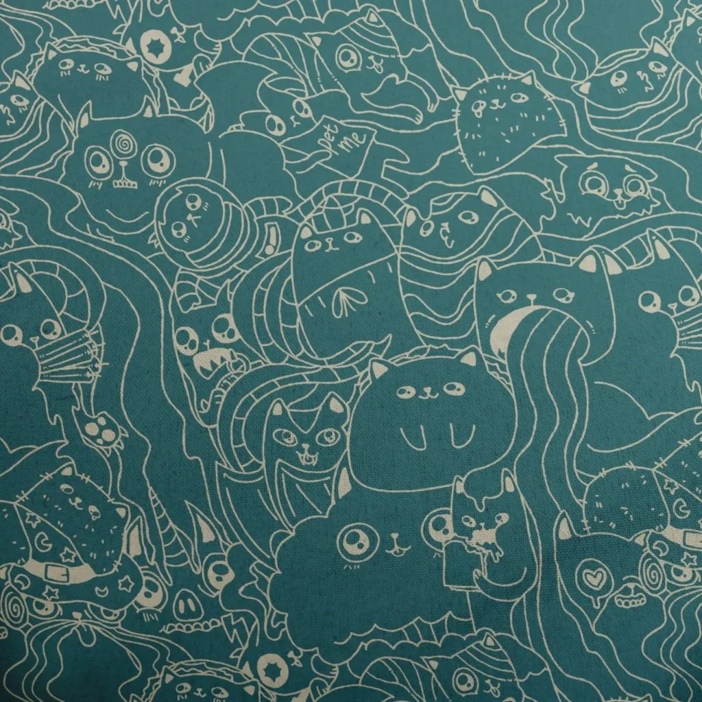 Exploding Kittens Mashup Mossy Teal Youth Hawaiian Shirt