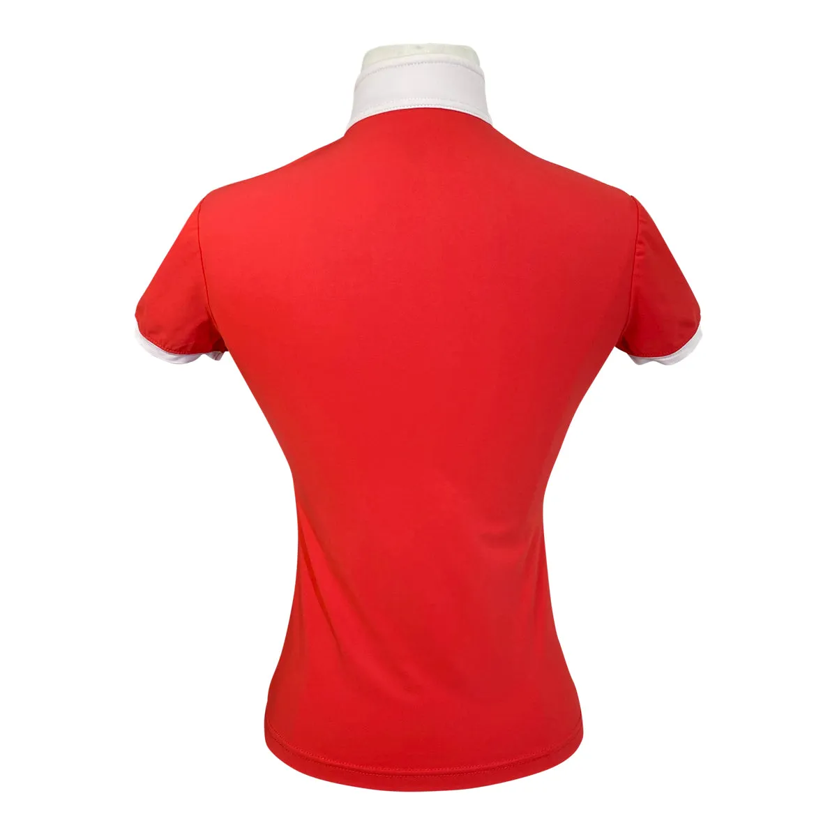 Fhorse 'Lucie' Short Sleeve Show Shirt in Cherry Red - Women's XXS