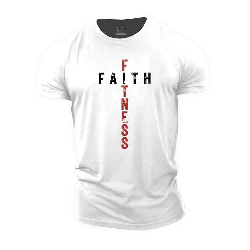 Fitness Faith Cotton T-Shirts