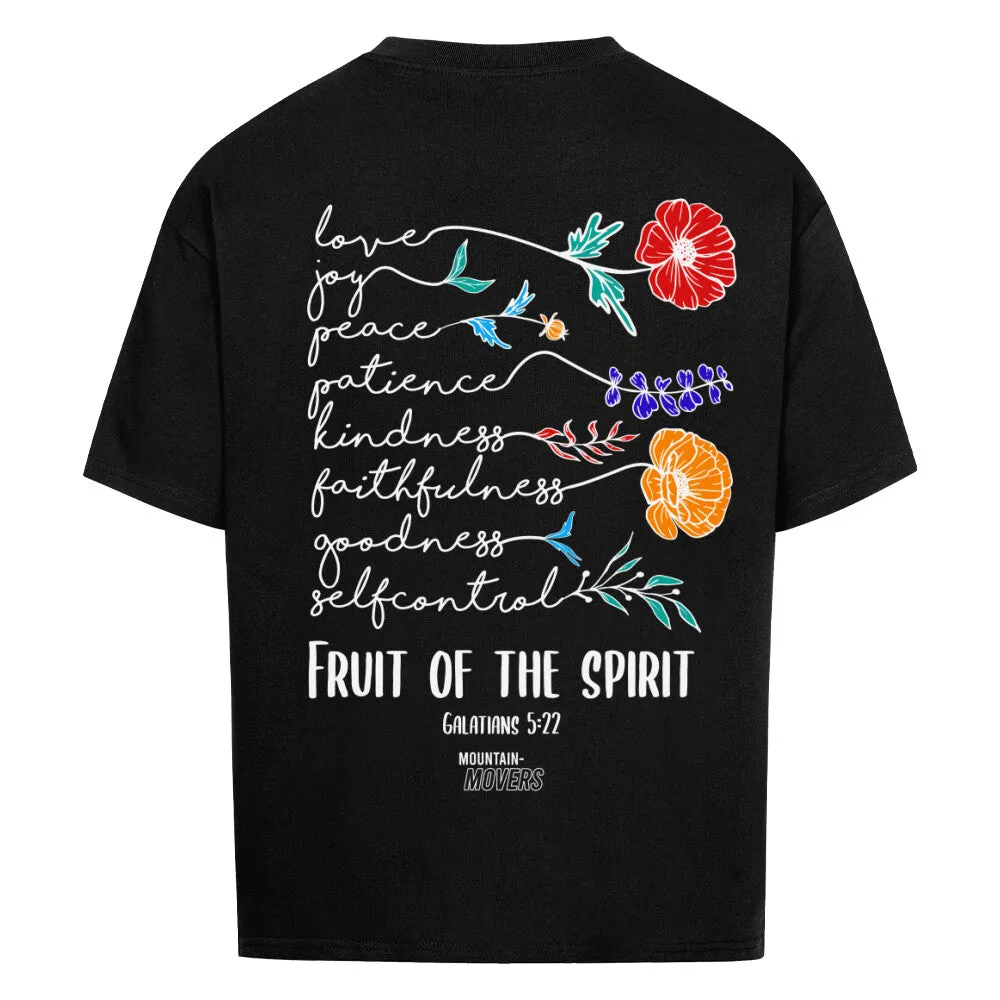 Fruit of the Spirit Flowers Oversized Shirt BackPrint