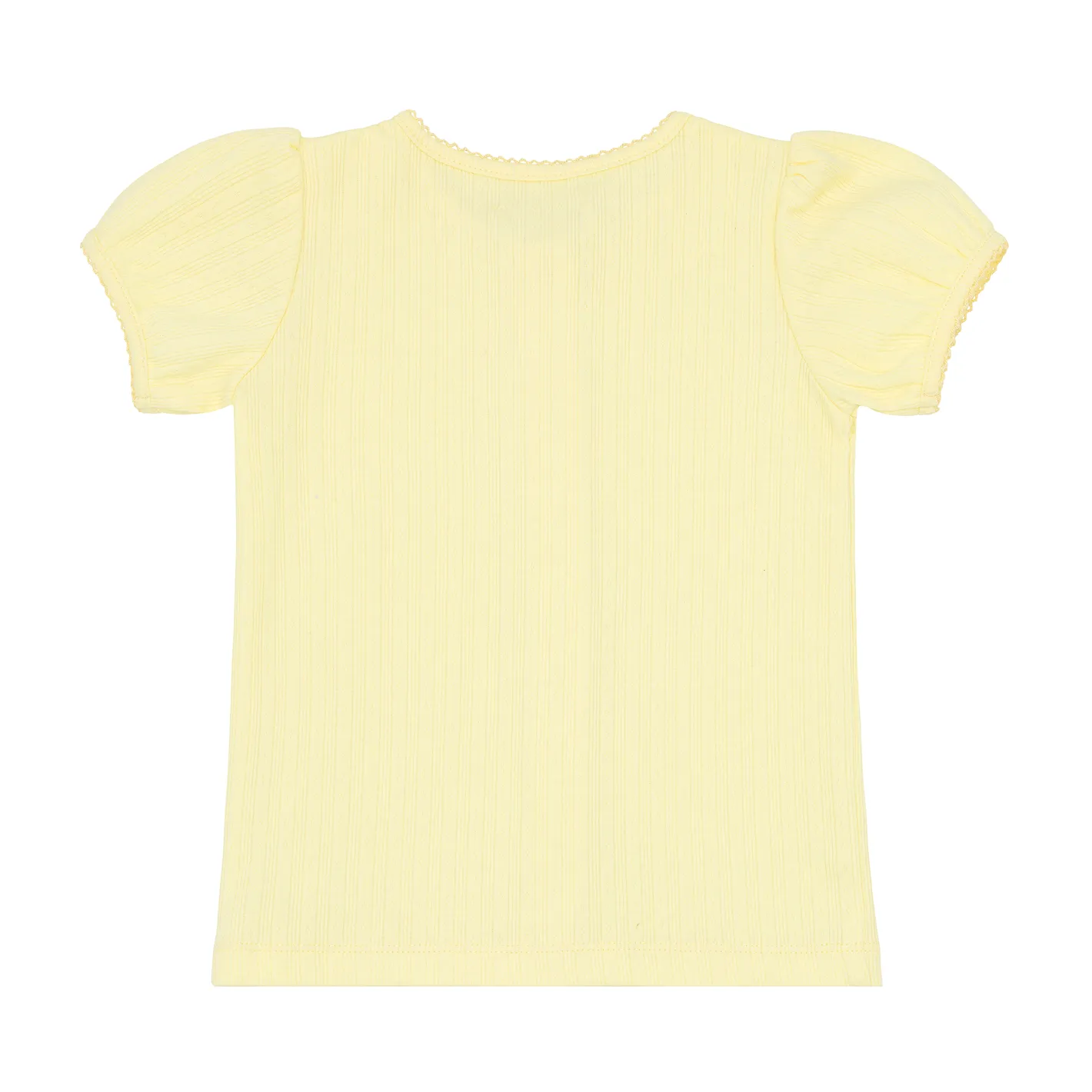 girls banana puff sleeve shirt