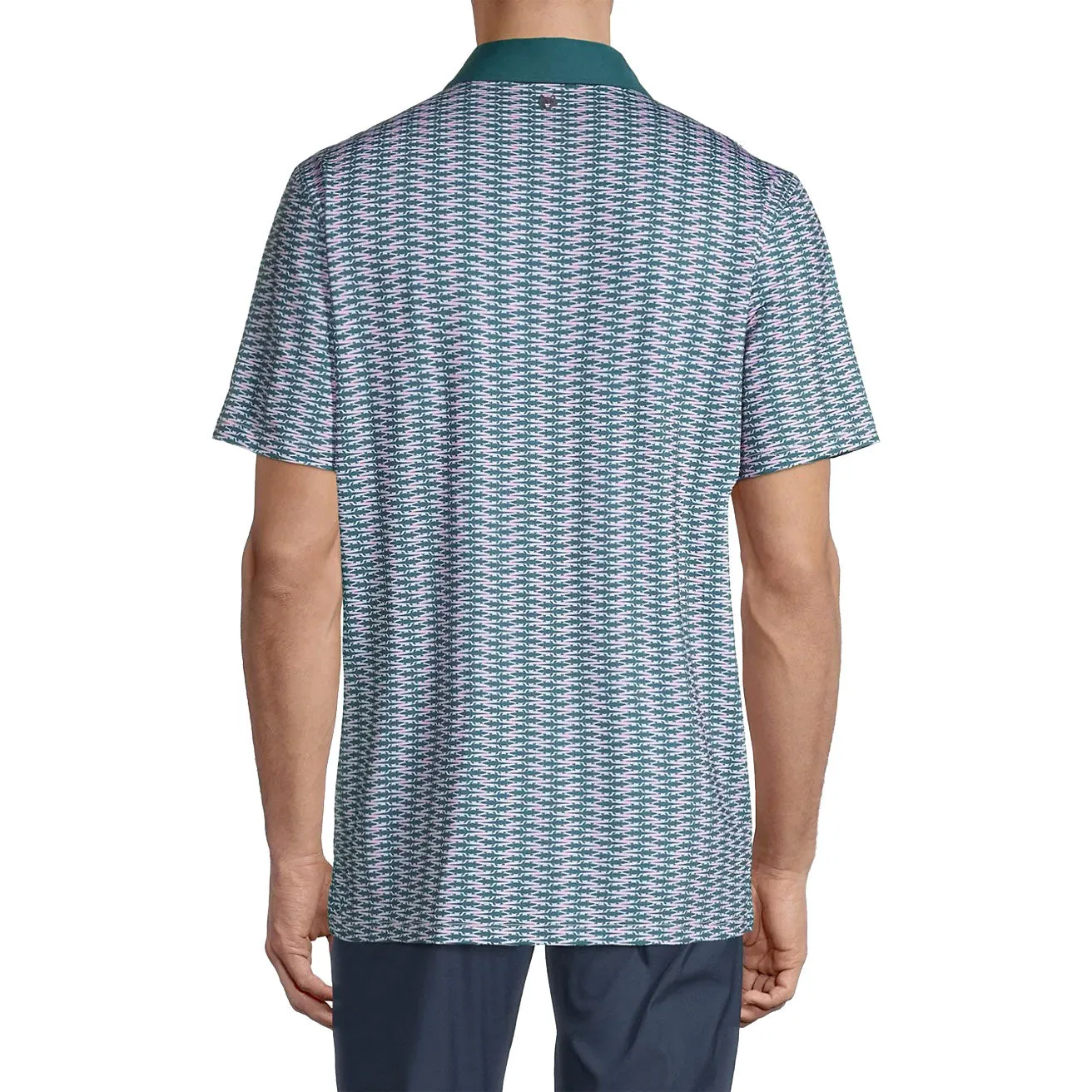 Greyson Alligator Nation Blossom Mens Golf Polo