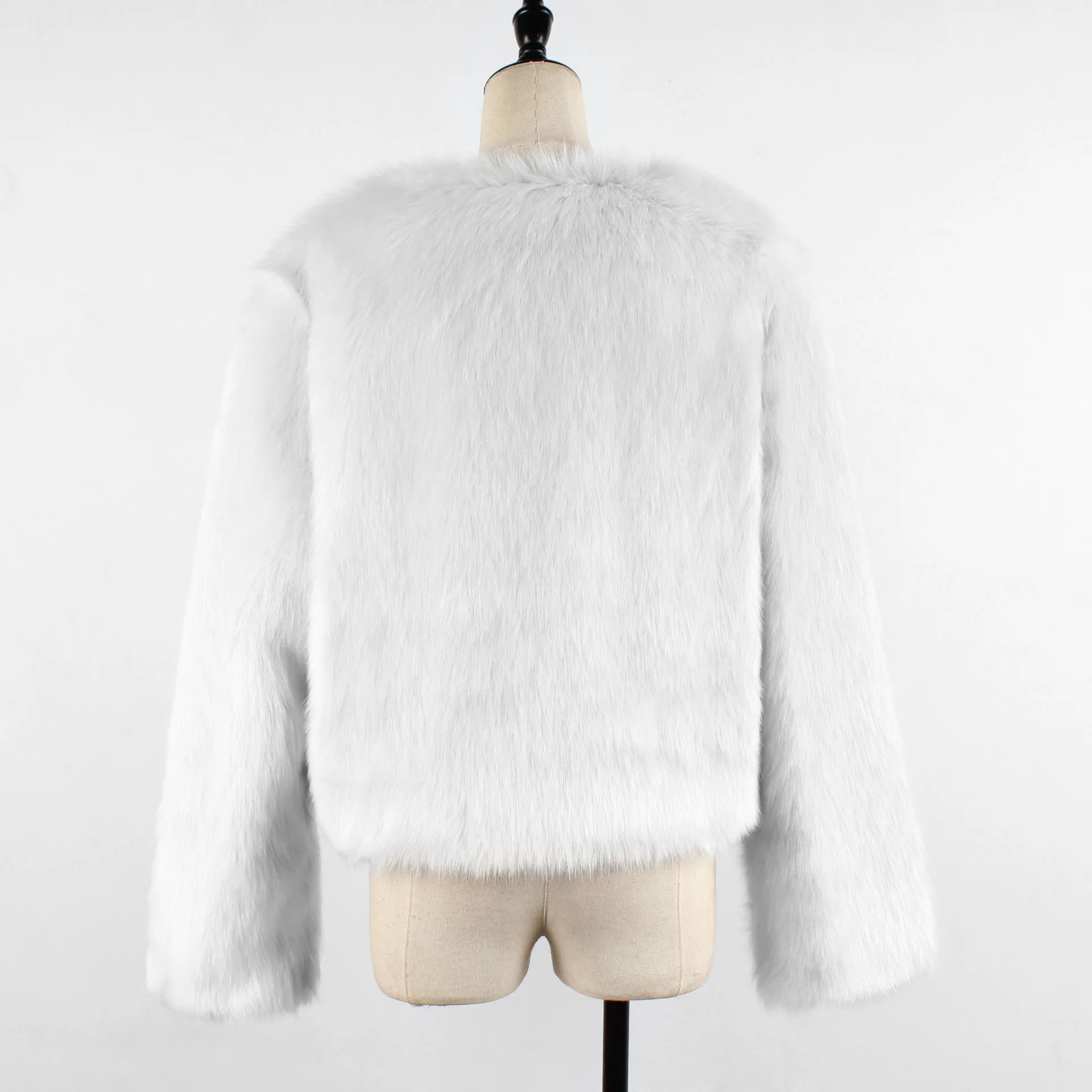 GV Born Bougie Faux Fur Coat