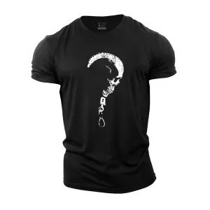 Handcuffs Skull Cotton T-Shirts