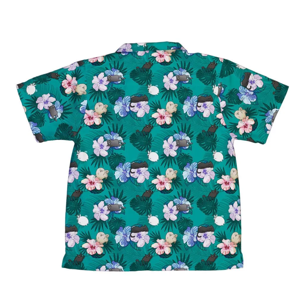Hawaiian Exploding Kittens Youth Hawaiian Shirt