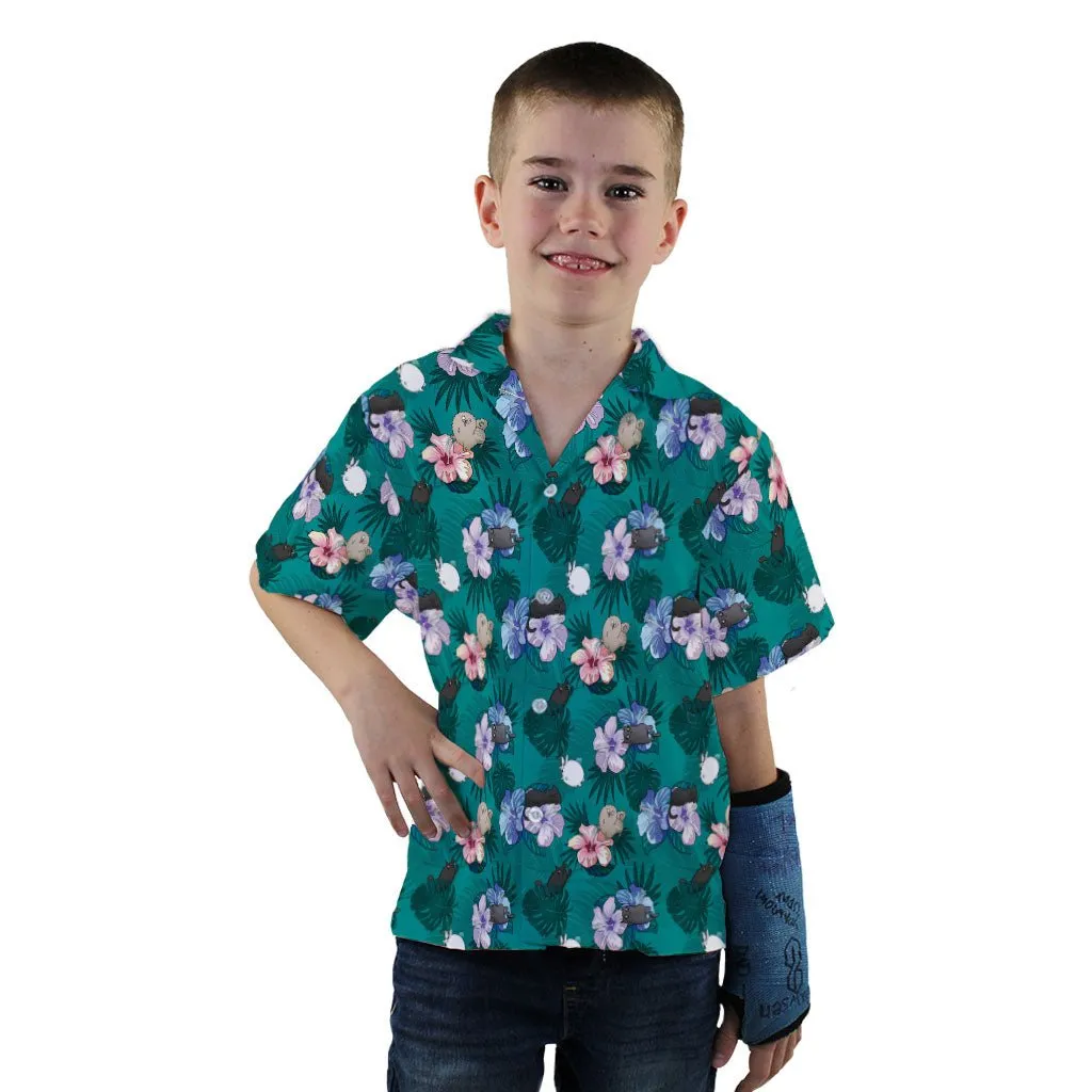 Hawaiian Exploding Kittens Youth Hawaiian Shirt