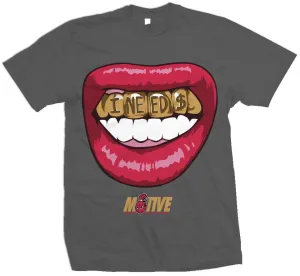 I Need Money - Infrared on D Grey T-Shirt