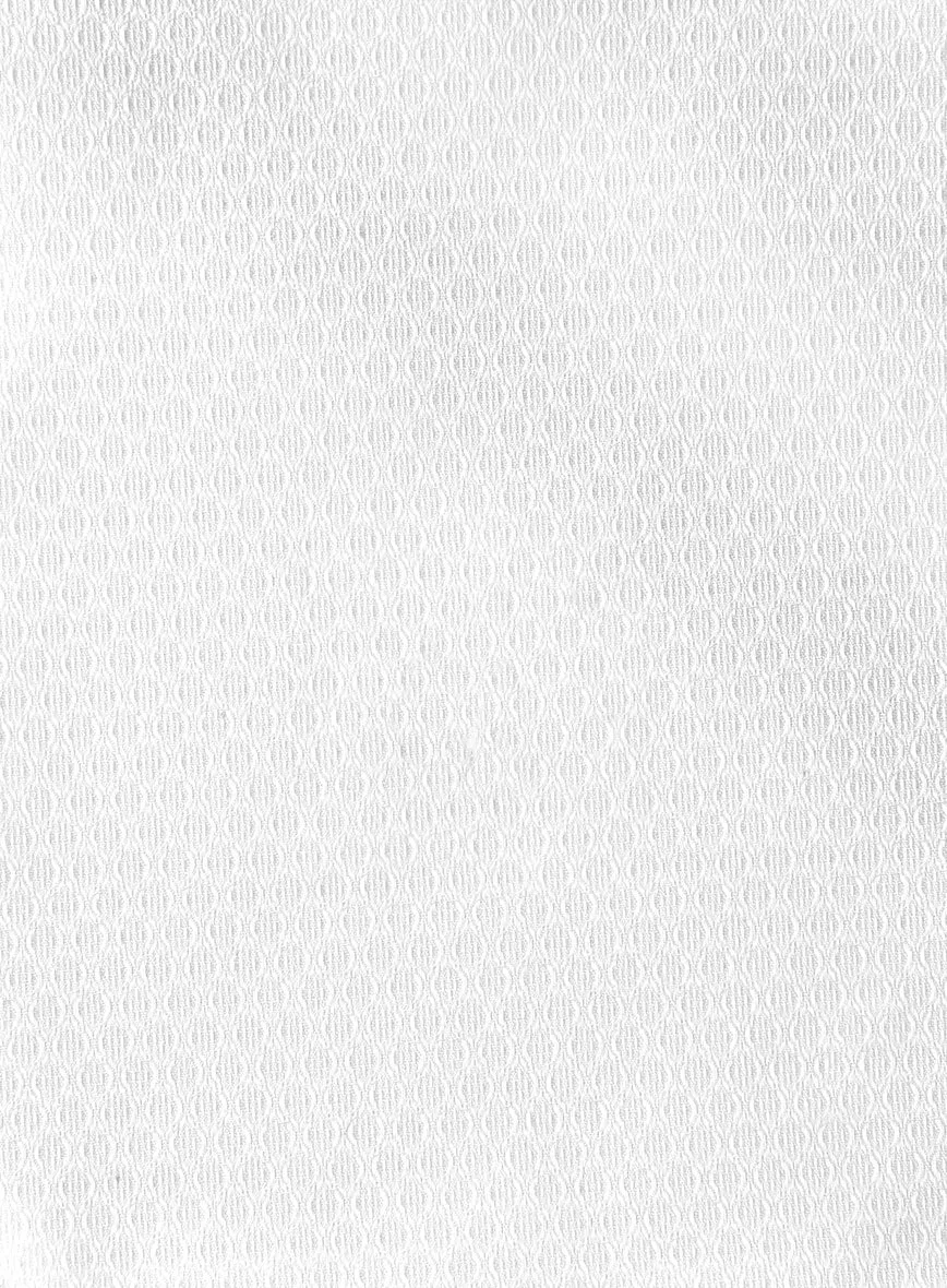 Italian Stretch White Swirl Shirt