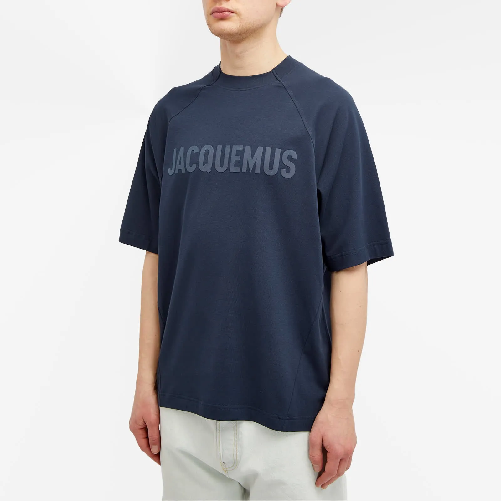 Jacquemus Typo T-shirt, navy blue