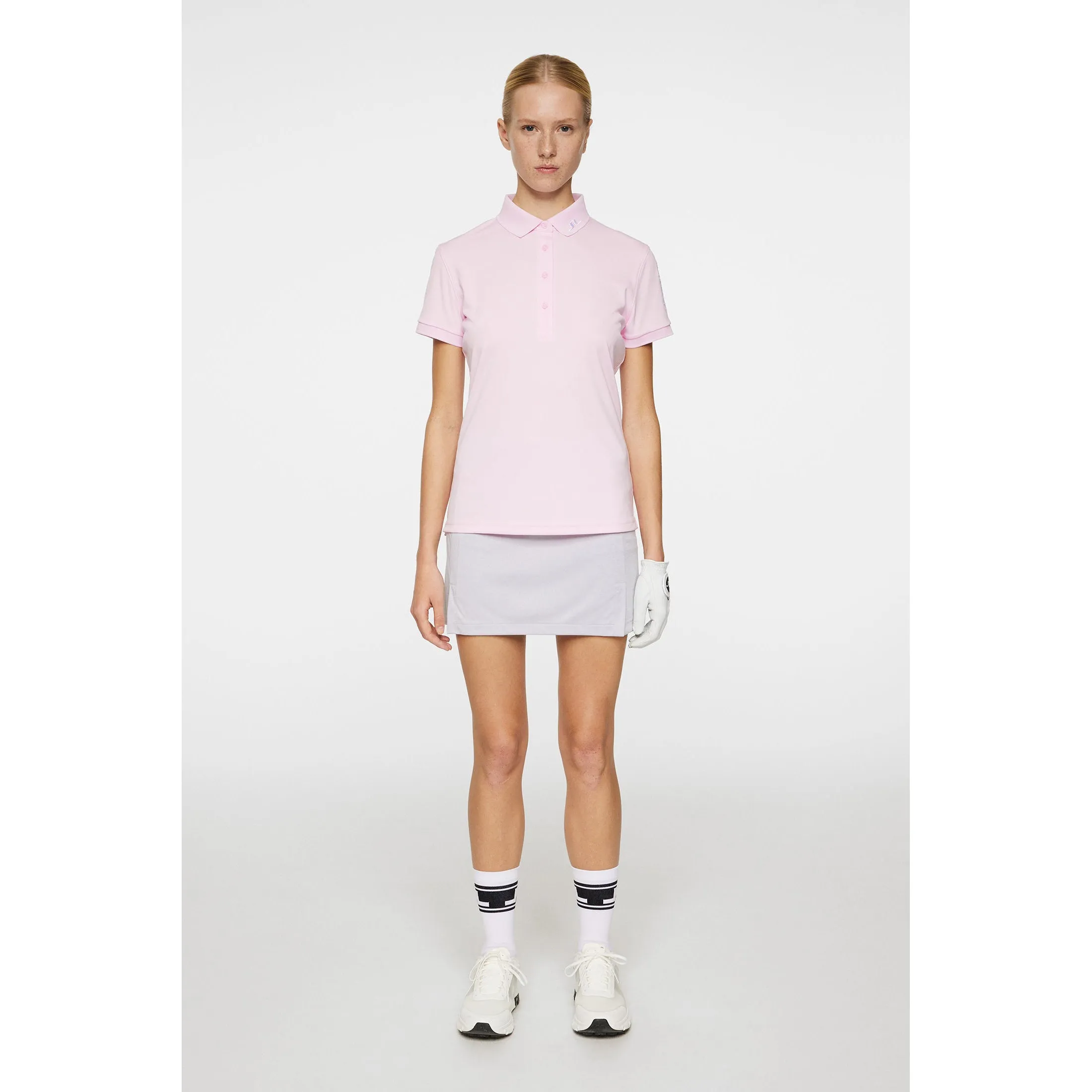 J.Lindeberg Women's Tour Tech Golf Polo Shirt - Nosegrey