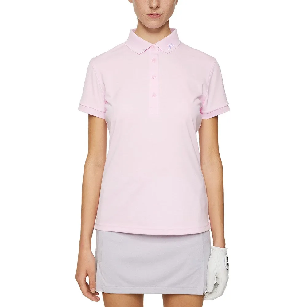J.Lindeberg Women's Tour Tech Golf Polo Shirt - Nosegrey