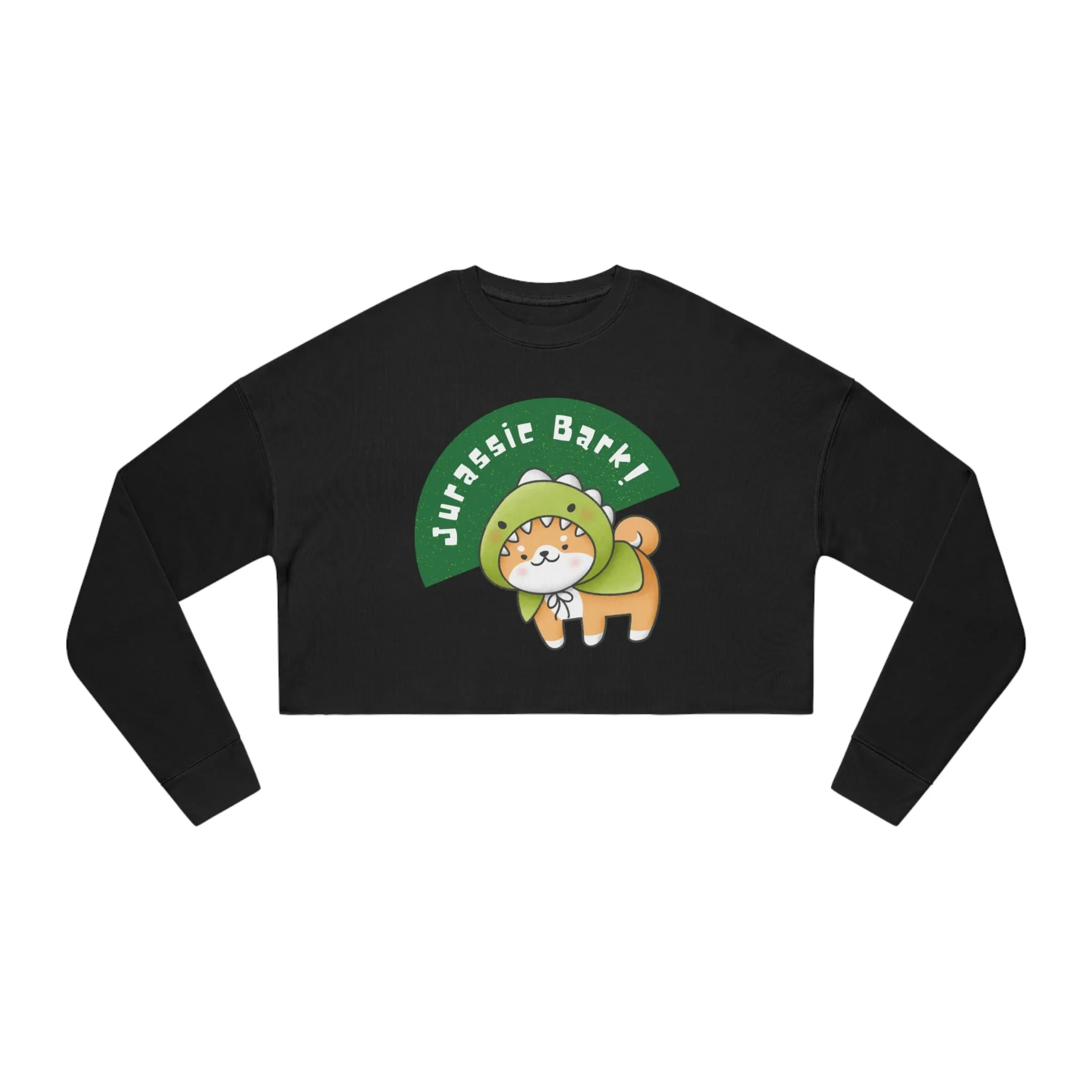 Jurassic Bark Dog POD Women's Cropped Sweatshirt