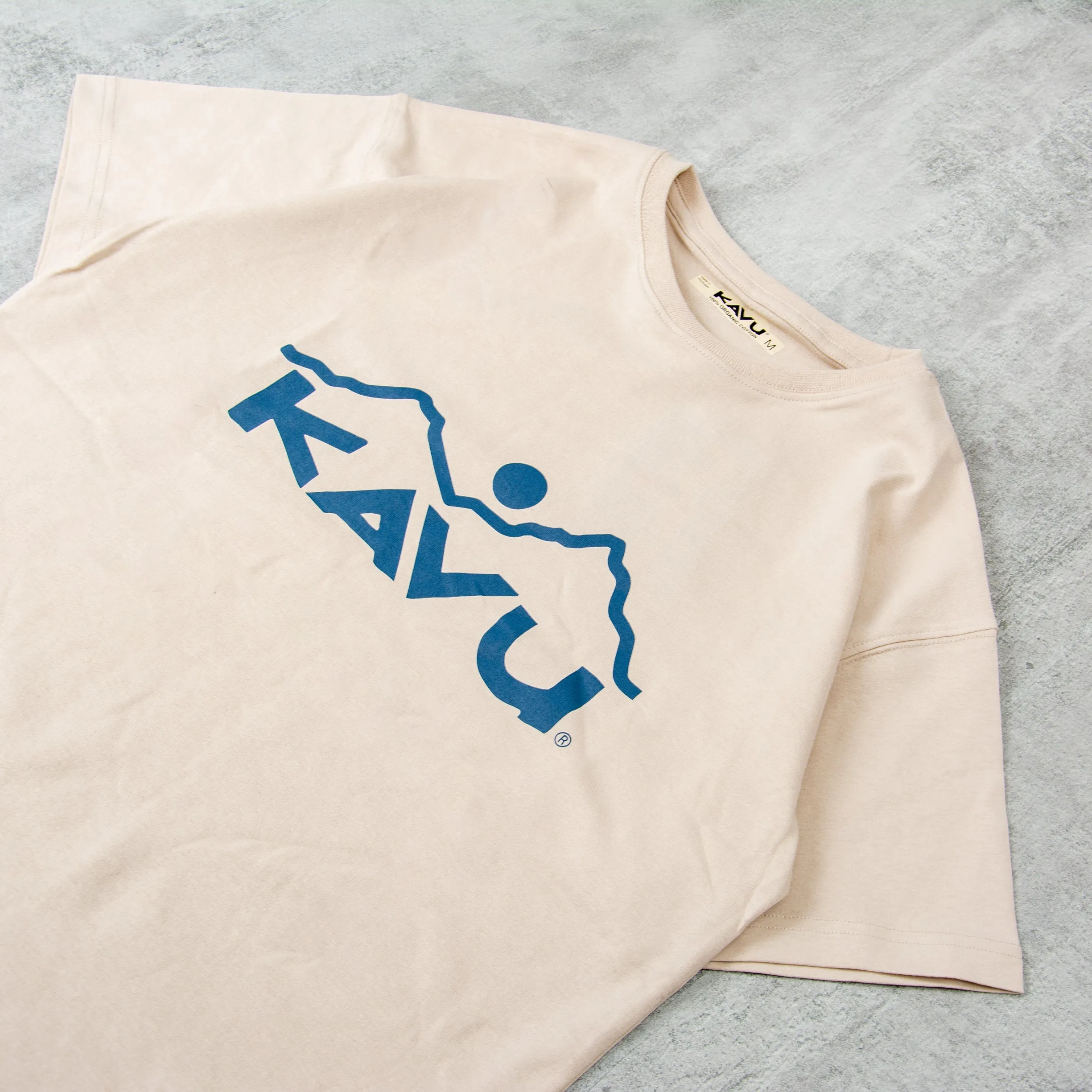 KAVU Vintage Logo Tee - Oatmeal
