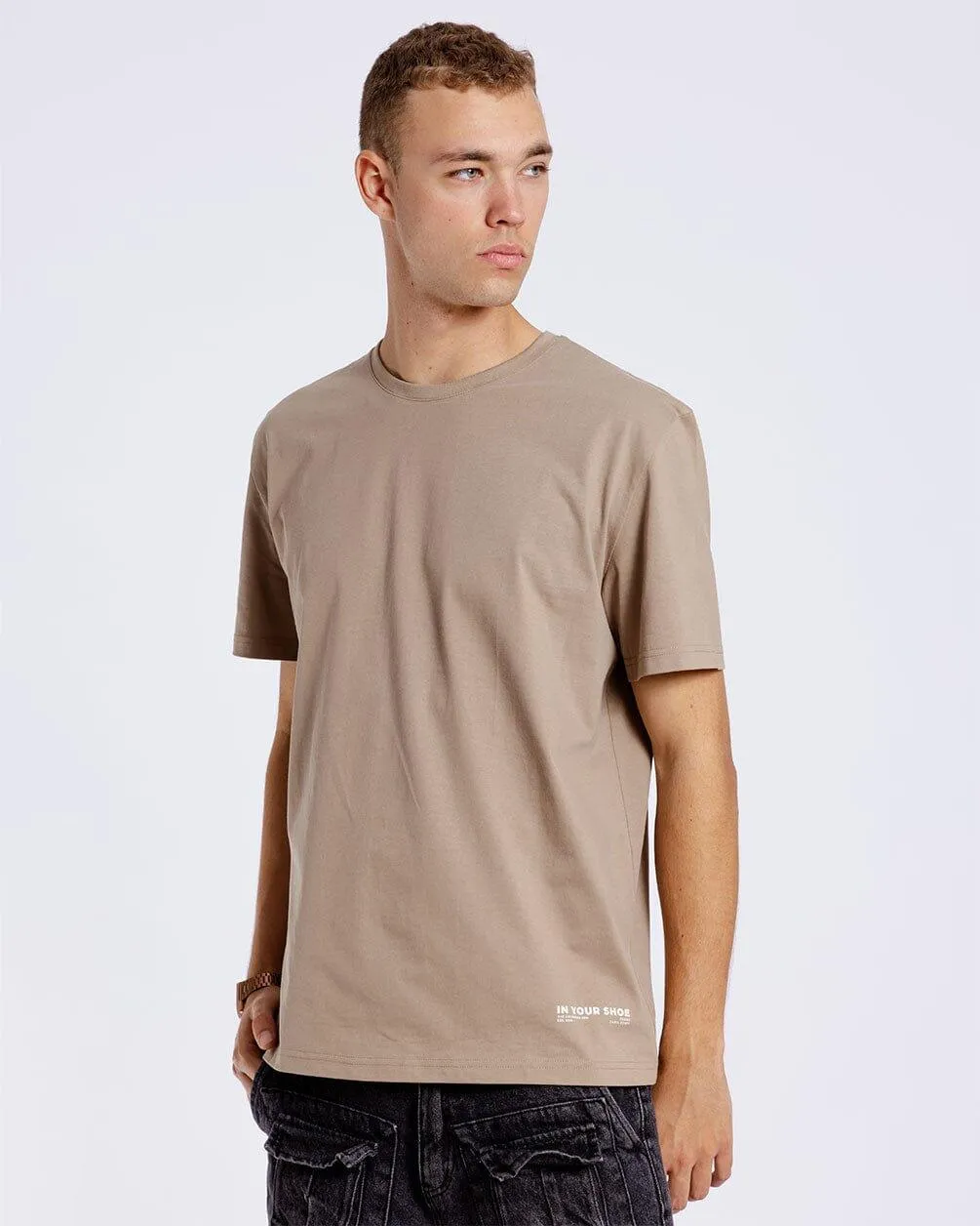 Khaki Basic Regular Tee