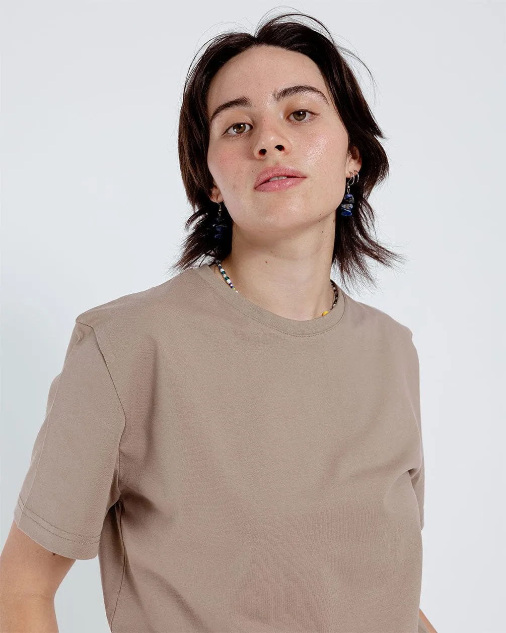 Khaki Basic Regular Tee
