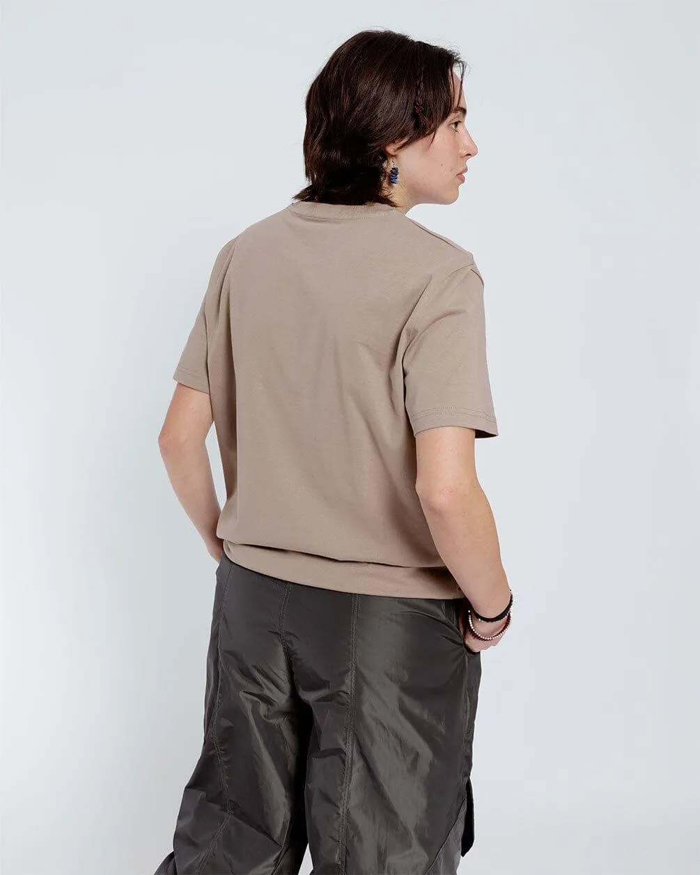 Khaki Basic Regular Tee