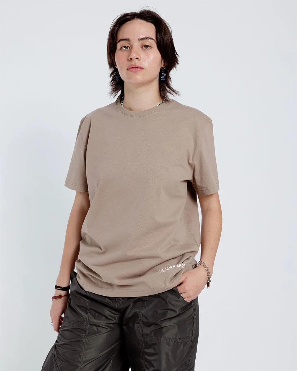 Khaki Basic Regular Tee