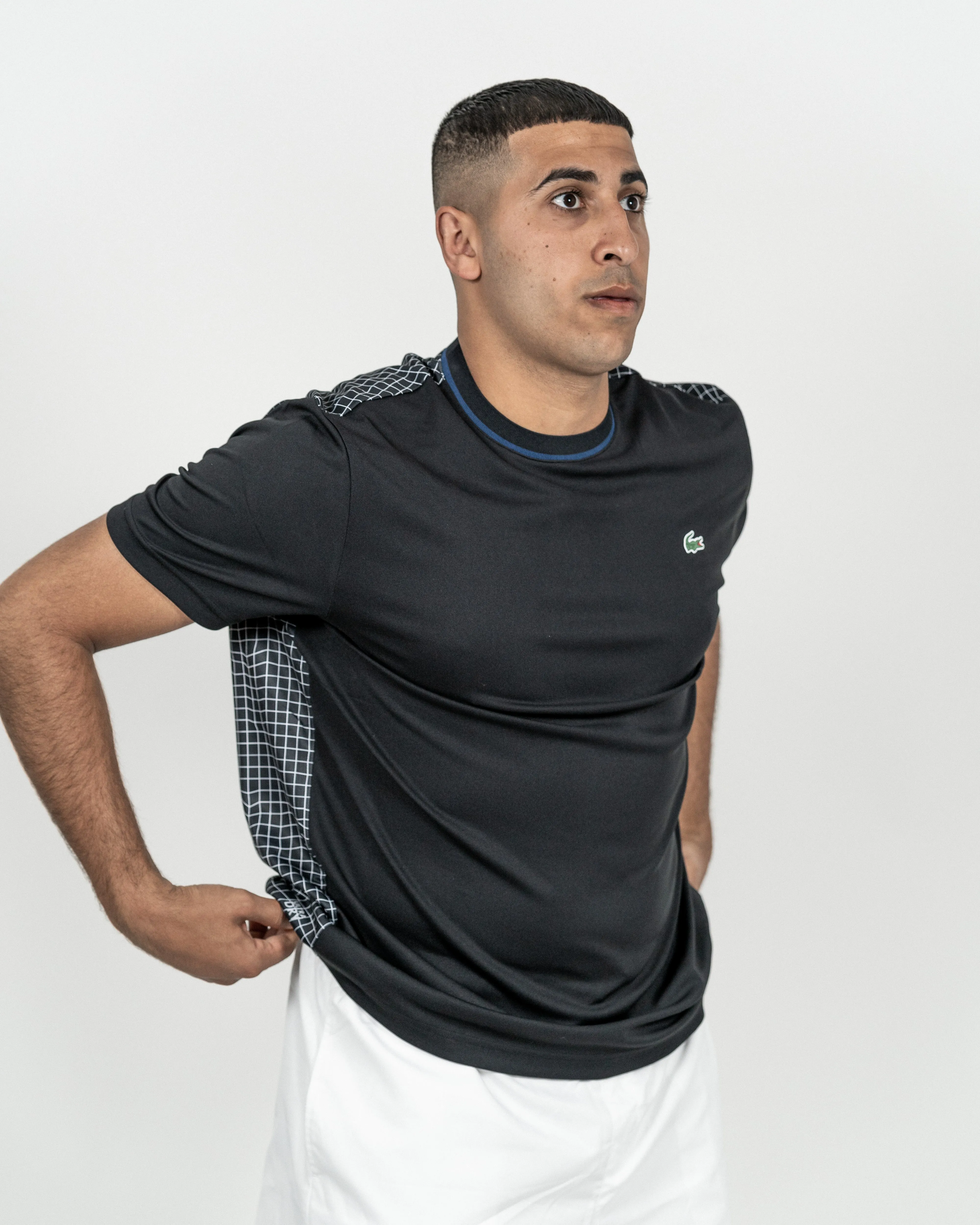 Lacoste Herre T-shirts Sort