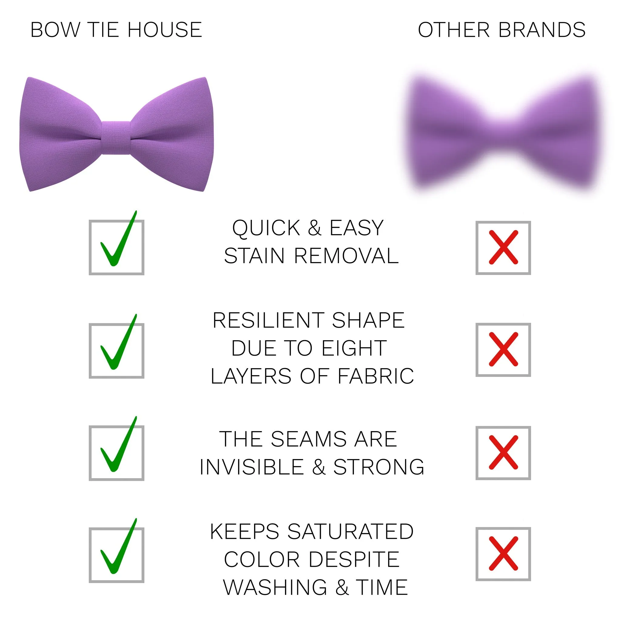 Lilac Bouquet Bow Tie
