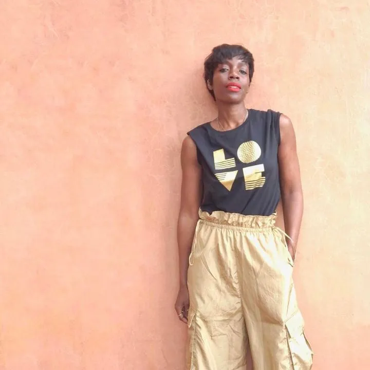 LOVE IS Tshirt Black & Gold