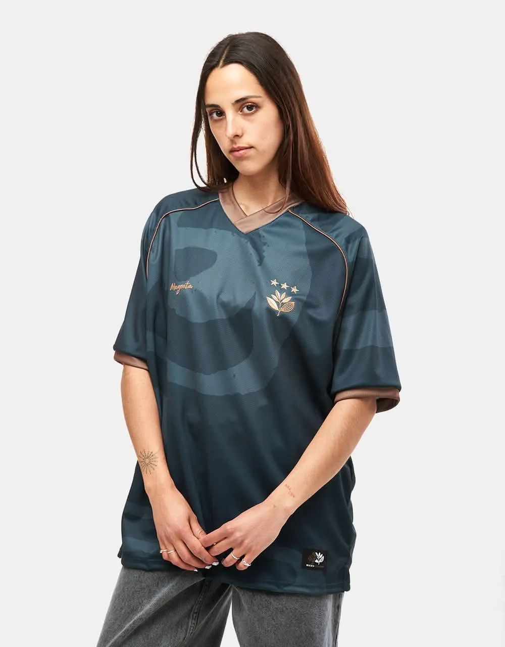 Magenta Onze Jersey - Green