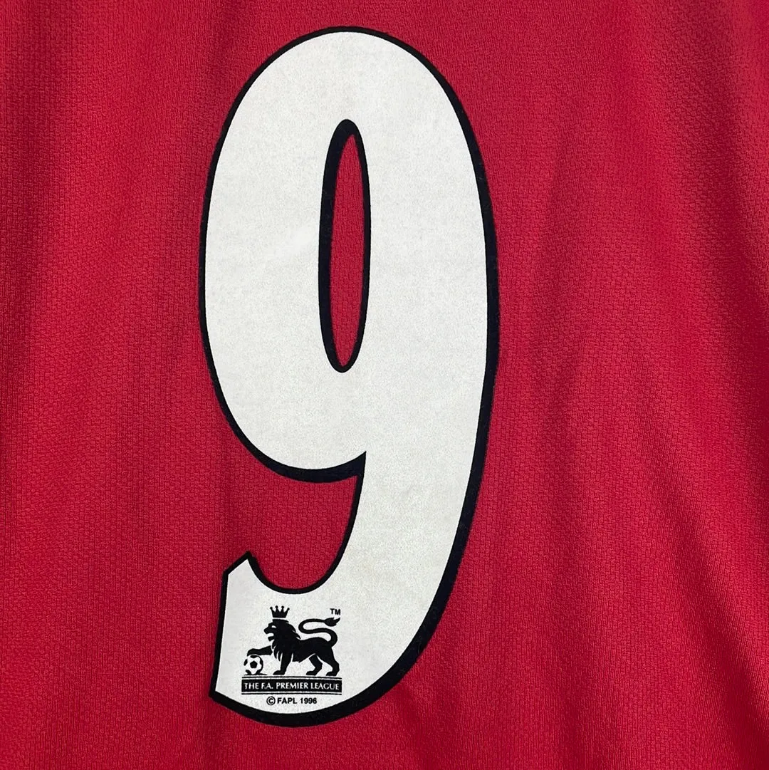 Manchester United 2006/2007 Home Player Issue Shirt - Long Sleeve - Saha 9