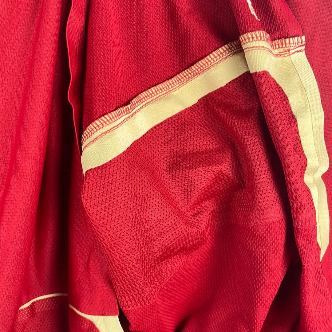 Manchester United 2006/2007 Home Player Issue Shirt - Long Sleeve - Saha 9
