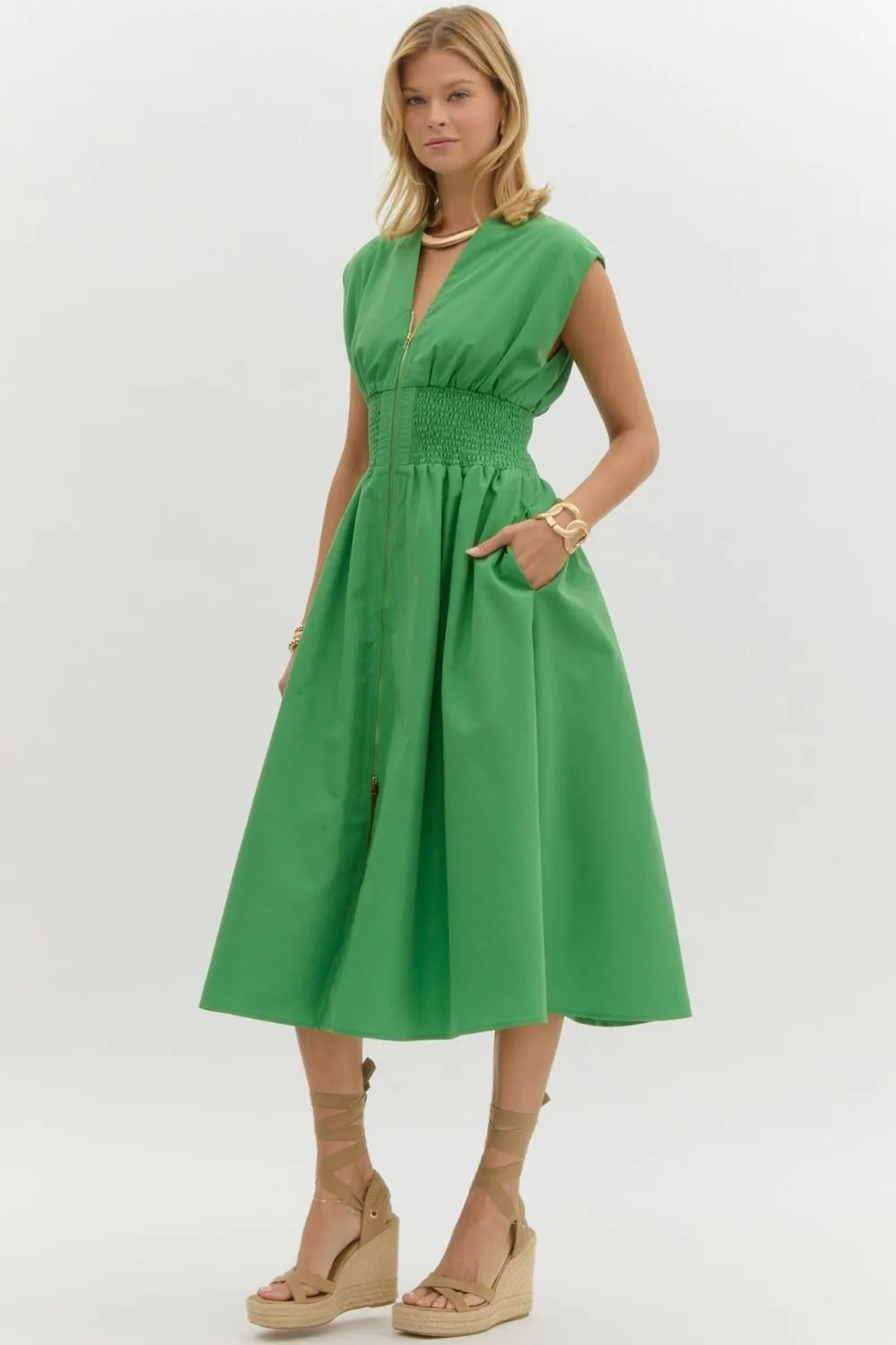 Marylin Maxi Dress - Green