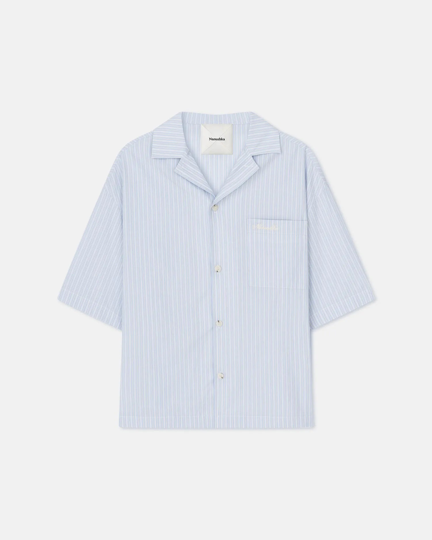 Maxton - Striped Shirt - Blue/Beige/White