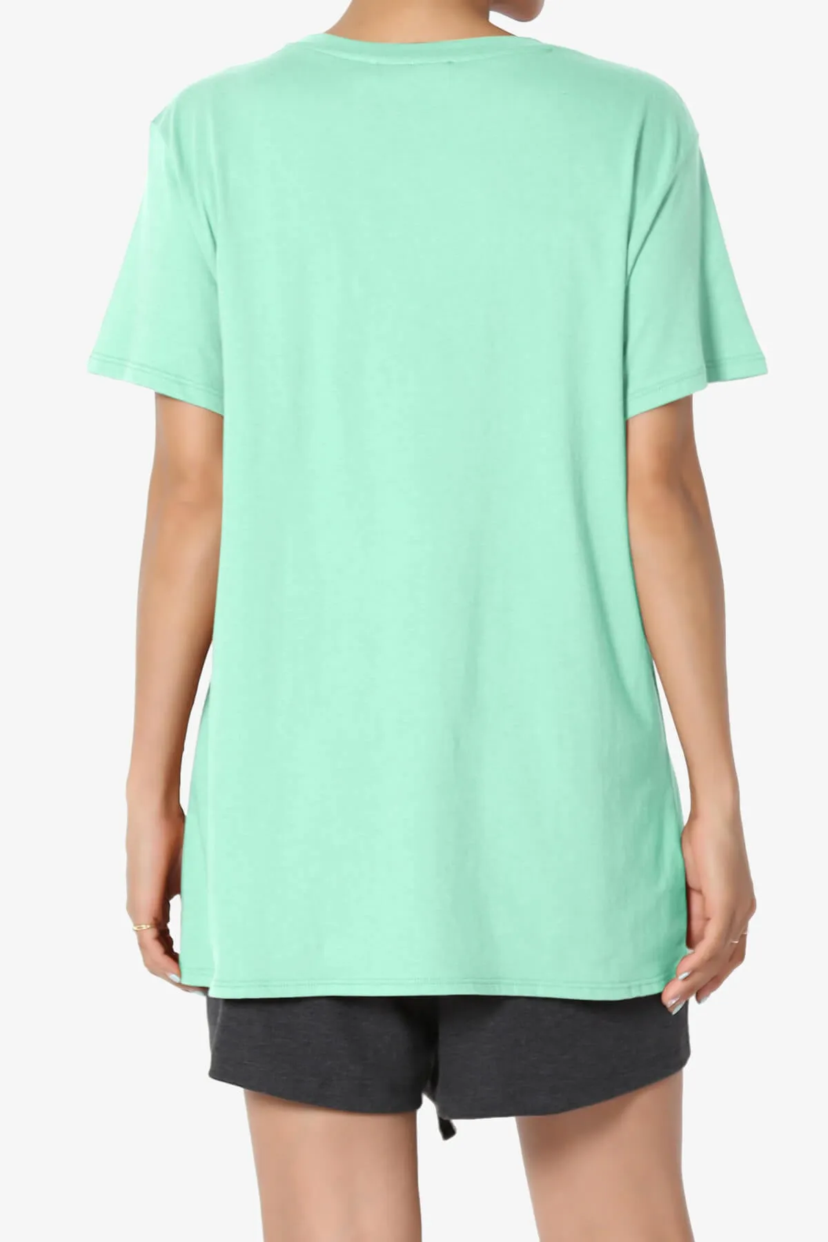 Mayra O Neck Cotton Boyfriend Tee