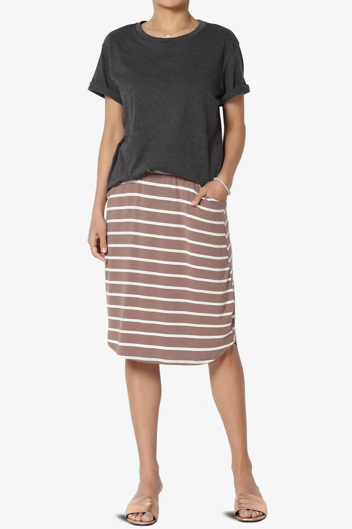 Mayra O Neck Cotton Boyfriend Tee