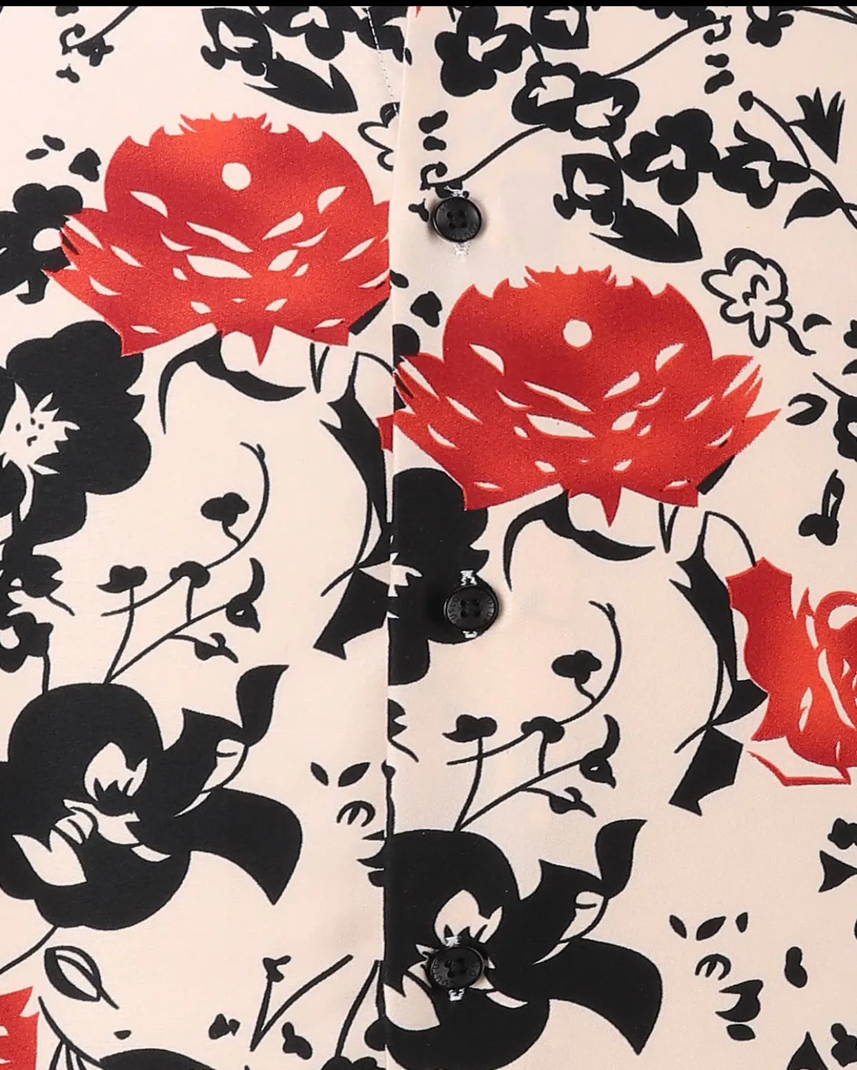 Men’s “Bold Rose” Printed Shirt