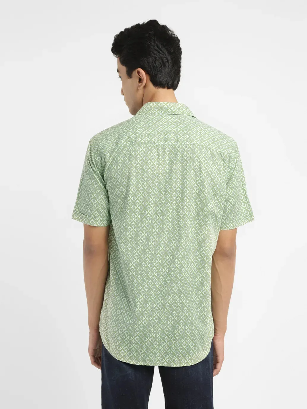 Men's Jacquard Slim Fit Shirt