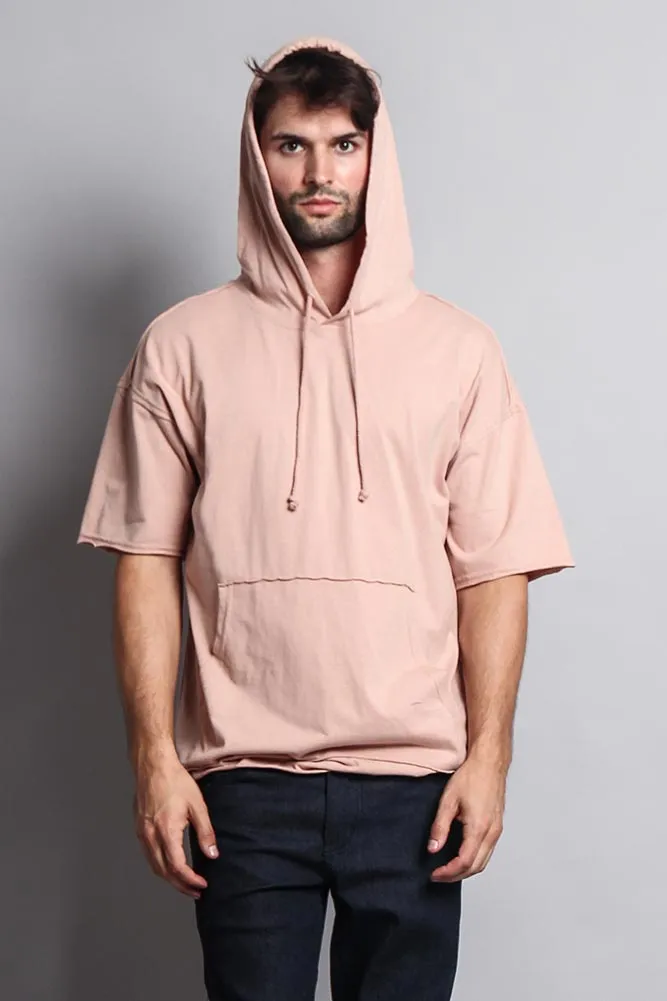 Men's Over Sized Hooded T-Shirt