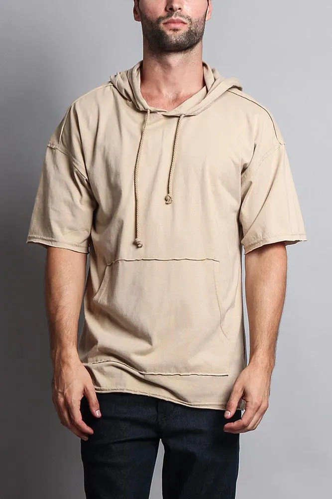 Men's Over Sized Hooded T-Shirt