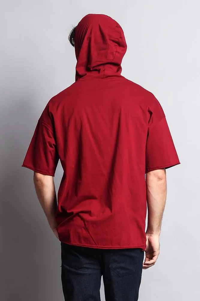 Men's Over Sized Hooded T-Shirt
